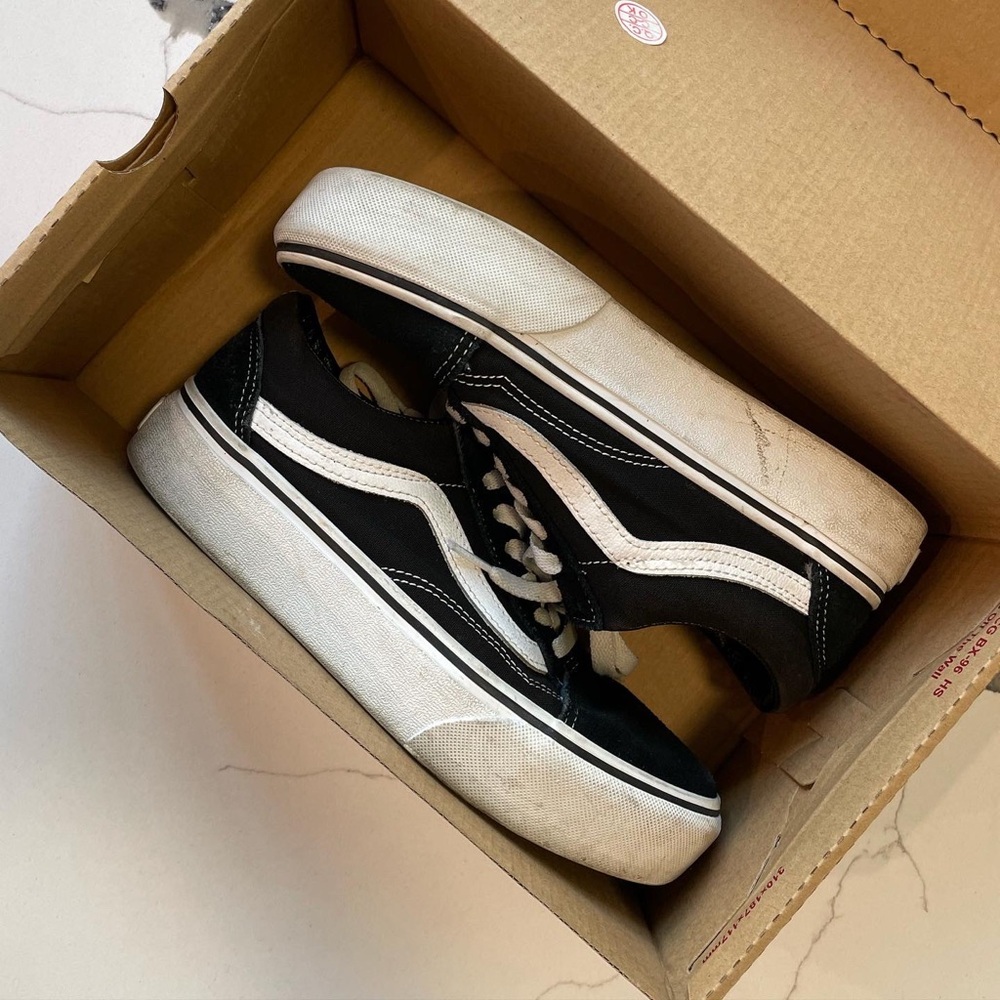 Platform old skool vans